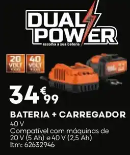 Bricomarché Bateria + carregador promoção