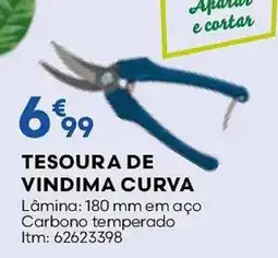 Bricomarché Tesoura de vindima curva promoção