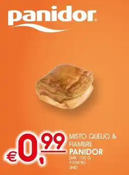 Meu Super Misto queijo & fiambre panidor promoção