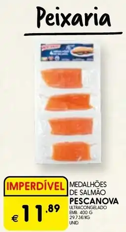 Meu Super Medalhões de salmão pescanova ultracongelado promoção
