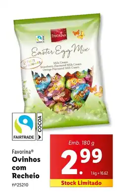 Lidl Favorina Ovinhos com Recheio promoção