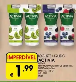 Meu Super Iogurte líquido activia promoção