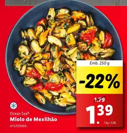Lidl Ocean Sea Miolo de Mexilhão promoção