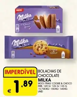 Meu Super Bolachas de chocolate milka promoção
