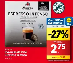 Lidl Bellarom Cápsulas de Café Espresso Intenso promoção