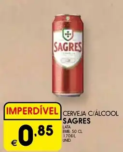 Meu Super Cerveja c/álcool sagres lata promoção