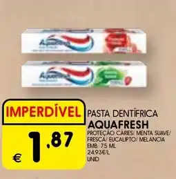 Meu Super Pasta dentifrica aquafresh promoção
