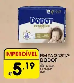 Meu Super Fralda sensitive dodot promoção