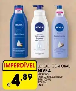 Meu Super Loção corporal nivea promoção