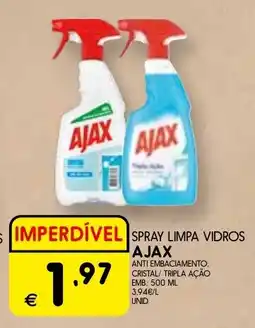 Meu Super Spray limpa vidros ajax promoção