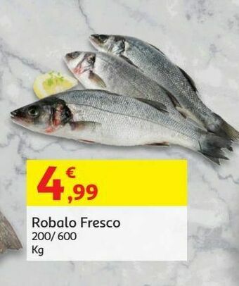 Auchan Robalo fresco inteiro 200/600 kg promoção