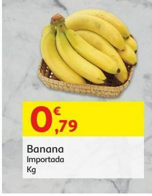Banana importada:kg
