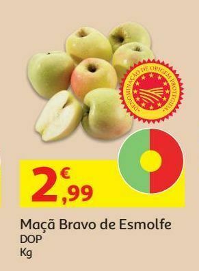 Auchan Maçã bravo de esmolfe dop:kg promoção