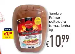 Bolama fiambre Primor peito peru forna a lenha promoção