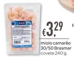 Bolama miolo camarão 30/50 Brasmar promoção