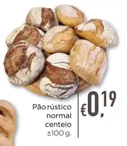Bolama Pão rústico normal centeio promoção