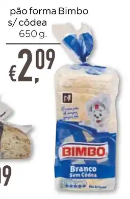 Bolama pão forma Bimbo s/côdea promoção