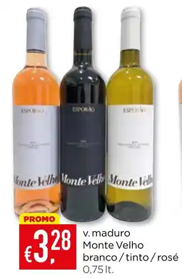 Bolama v. maduro Monte Velho branco/tinto/rosé promoção