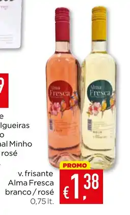 Bolama v. frisante Alma Fresca branco/ rose promoção