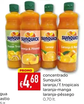 Bolama concentrado Sunquick promoção