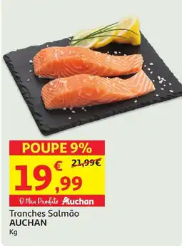 Minipreço Tranches Salmão AUCHAN promoção
