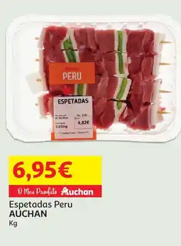 Minipreço Espetadas Peru AUCHAN promoção
