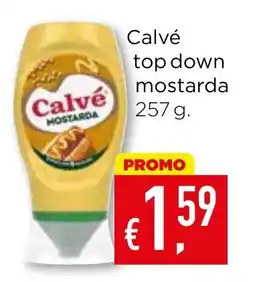 Bolama Calvé top down mostarda promoção