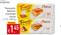 Bolama Trancetto Balconi morango cacau promoção