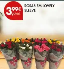 Pingo Doce Rosas em lovely sleeve promoção