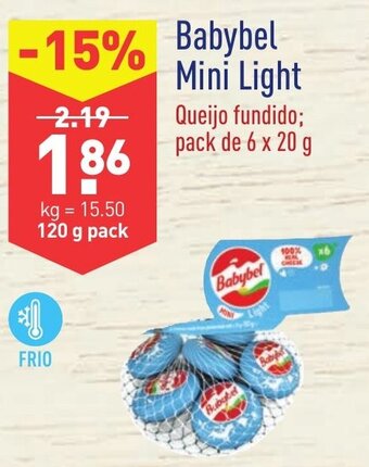 ALDI Babybel Mini Light 6x20g promoção