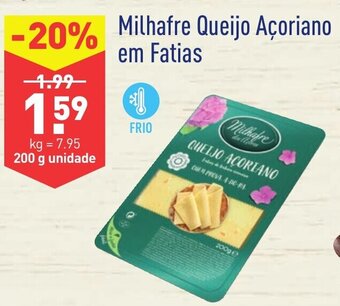 ALDI Milhafre Queijo Açoriano em Fatias 200g promoção