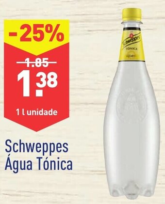 ALDI Schweppes Água Tónica 1L promoção
