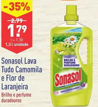 ALDI Sonasol Lava Tudo Comomila e Flor de Laranjeira 1,3L promoção