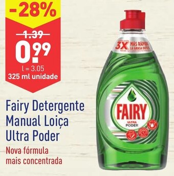Fairy Detergente Manual Loiça Ultra Poder 325ml