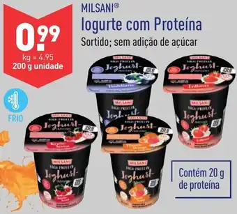 ALDI Milsani Iogurte com Proteína 200g promoção