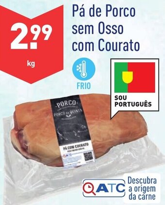 ALDI Pá de Porco sem Osso com Courato promoção