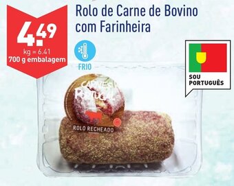 ALDI Rolo de Carne de Bovino com Farinheira 700g promoção