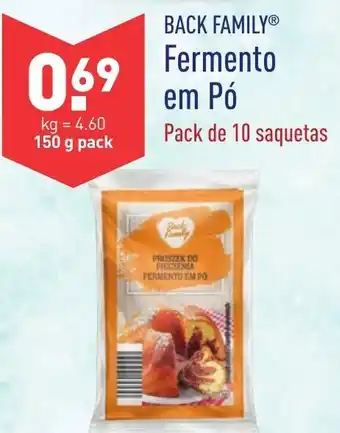 ALDI Back Family Fermento em Pó 150g promoção