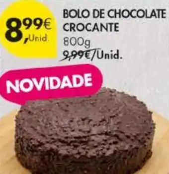 Pingo Doce Bolo de chocolate crocante promoção