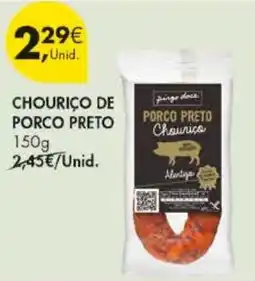Pingo Doce Chouriço de porco preto promoção