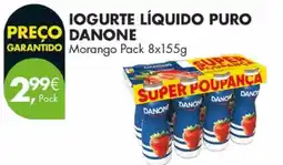 Pingo Doce Iogurte líquido puro danone promoção