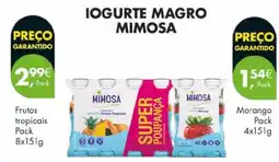 Pingo Doce Iogurte magro mimosa promoção