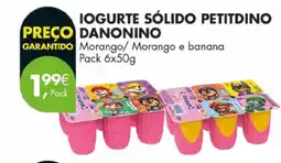 Pingo Doce Iogurte sólido petitdino danonino promoção