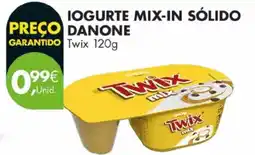Pingo Doce Iogurte mix-in sólido danone twix promoção