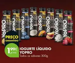 Pingo Doce Iogurte líquido yopro promoção