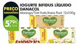 Pingo Doce Iogurte bifidus líquido danacol promoção