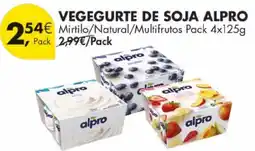 Pingo Doce Vegegurte de soja alpro promoção