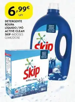 Spar Detergente roupa líquido / pó active clean skip promoção