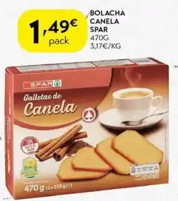 Spar Bolacha canela spar promoção