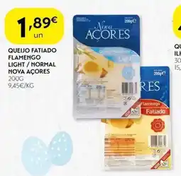 Spar Queijo fatiado flamengo light/normal nova açores promoção